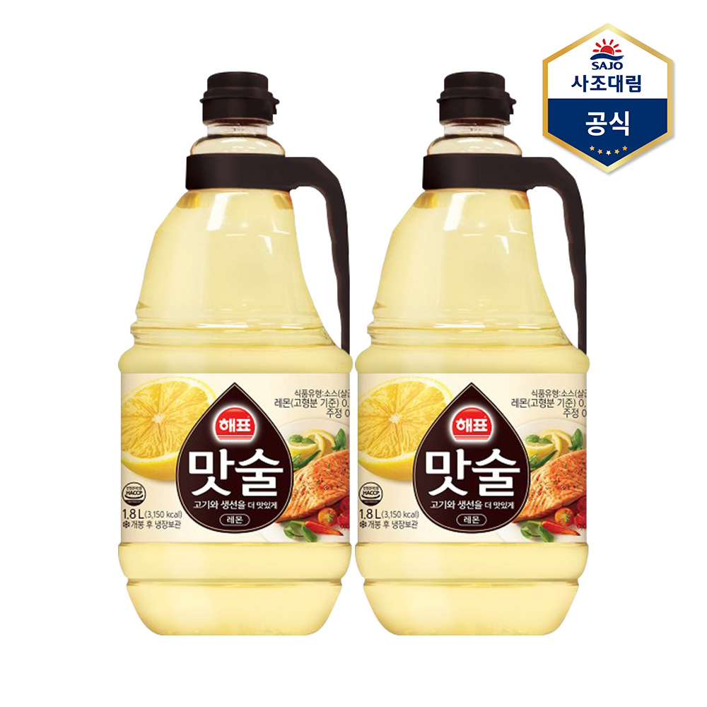 사조 [사조] 맛술 1.8L X 2개
