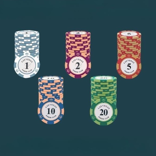 [협력업체]고급 카지노칩 홀덤 포커 텍사스 바카라 포인트 게임용 고품질 칩