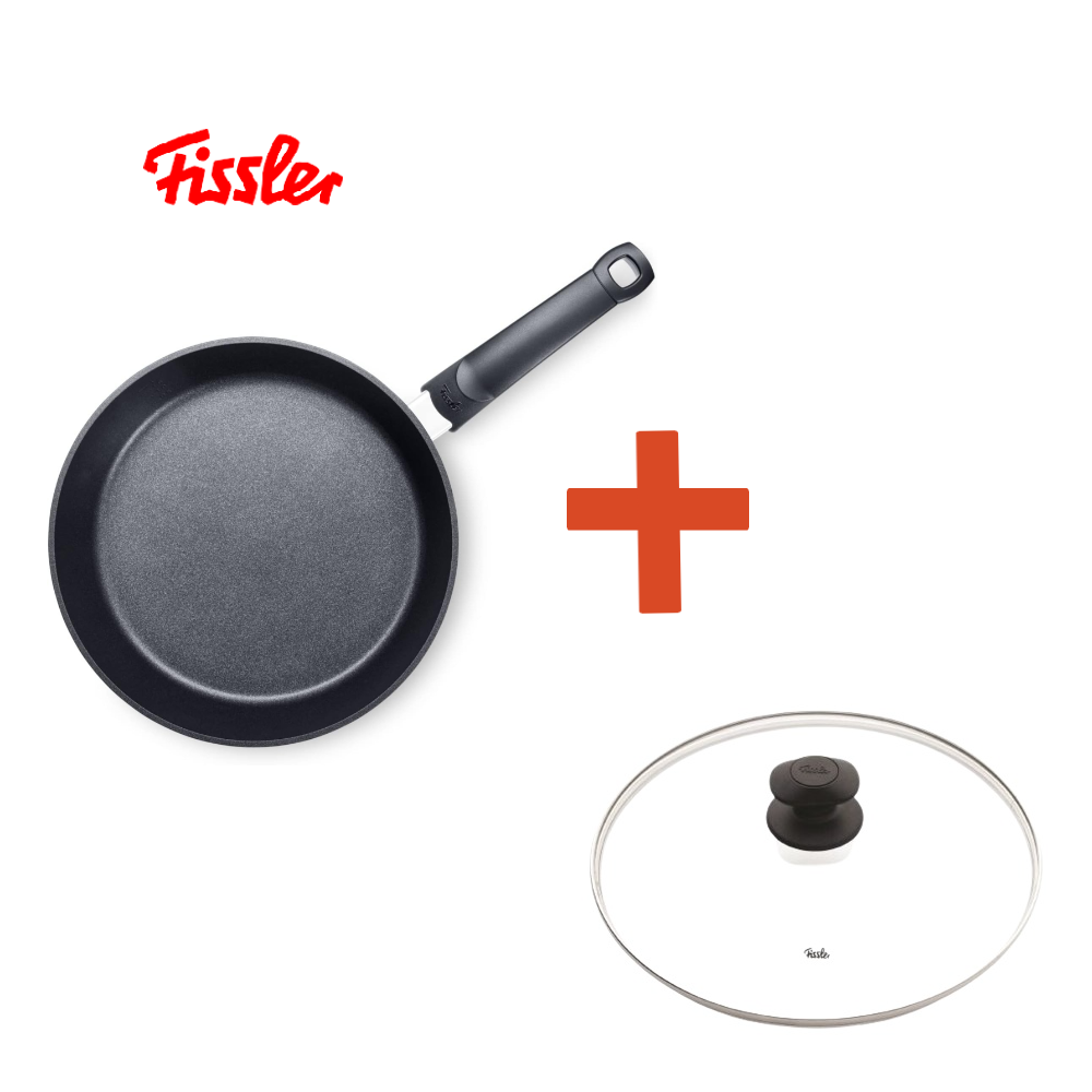 휘슬러 코팅 후라이팬 유리뚜껑 세트 24cm 레비탈 플러스 컴포트 논스틱코팅 프라이팬