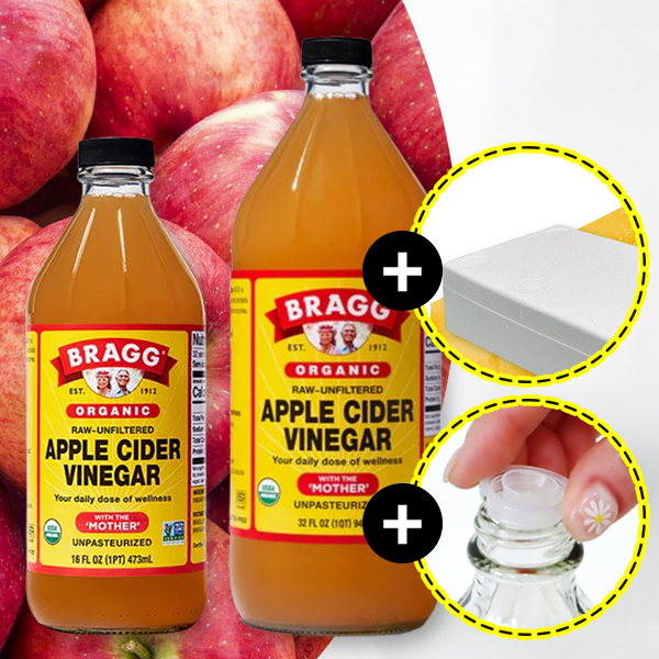 1+1 특별구성 브래그 유기농 사과식초 473ml+946ml 애사비 애플사이다 전용 속캡 무료드림