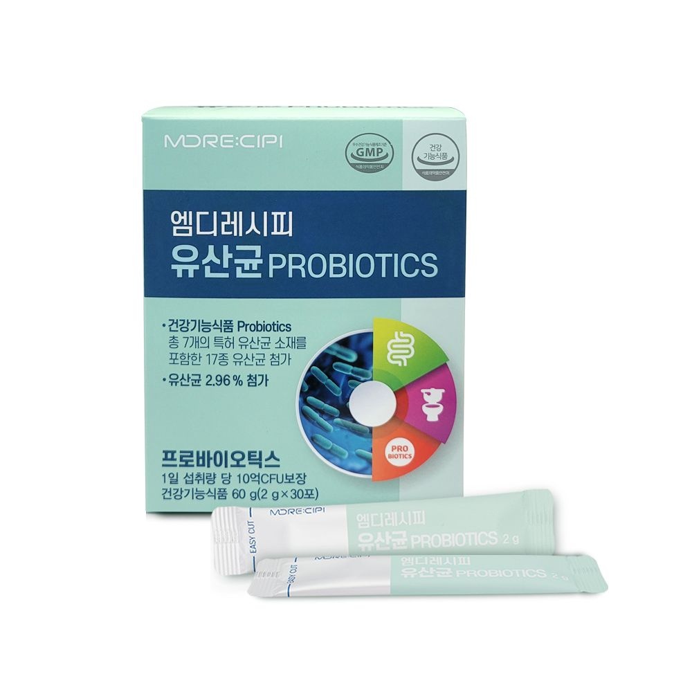 엠디레시피 유산균 60g(2g x 30포) / infasil 인파실 프로바이오틱스