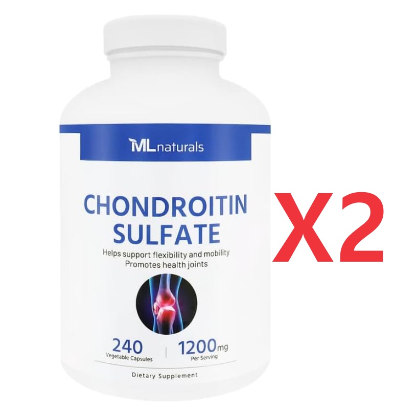 [해외] 마이라이프 내추럴스 마이라이프 콘드로이친 콘드로이틴 설페이트 1200mg 240캡슐 2개