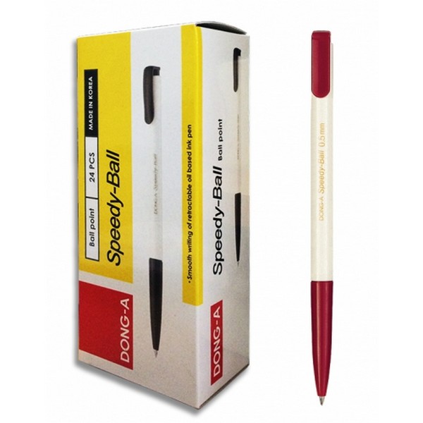 [온누리상품] 동아 스피디볼 볼펜 0.38/0.5/0.7/1.0mm 24입 갑
