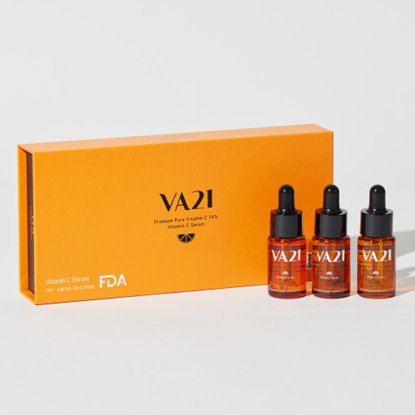 리라코 VA21 순수비타민C 기미잡티세럼 앰플 에센스 SET(14ml x 3)/ 세럼 천연 비타민c 보습 에센스 마데카소 판테놀 알란토인
