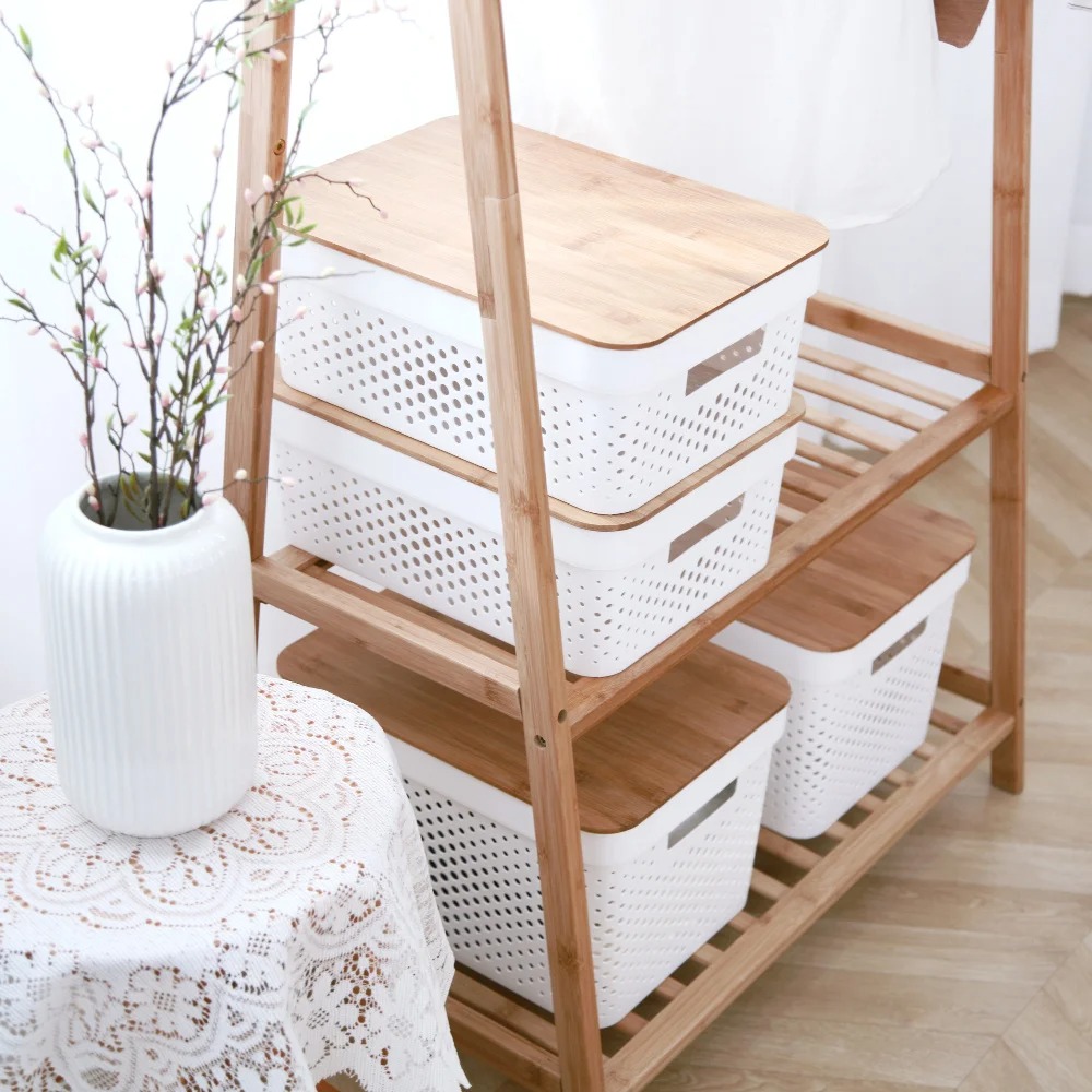 브이앤비리빙 데이앤데이 VNB 마이 뱀부 수납함 소, 중, 대