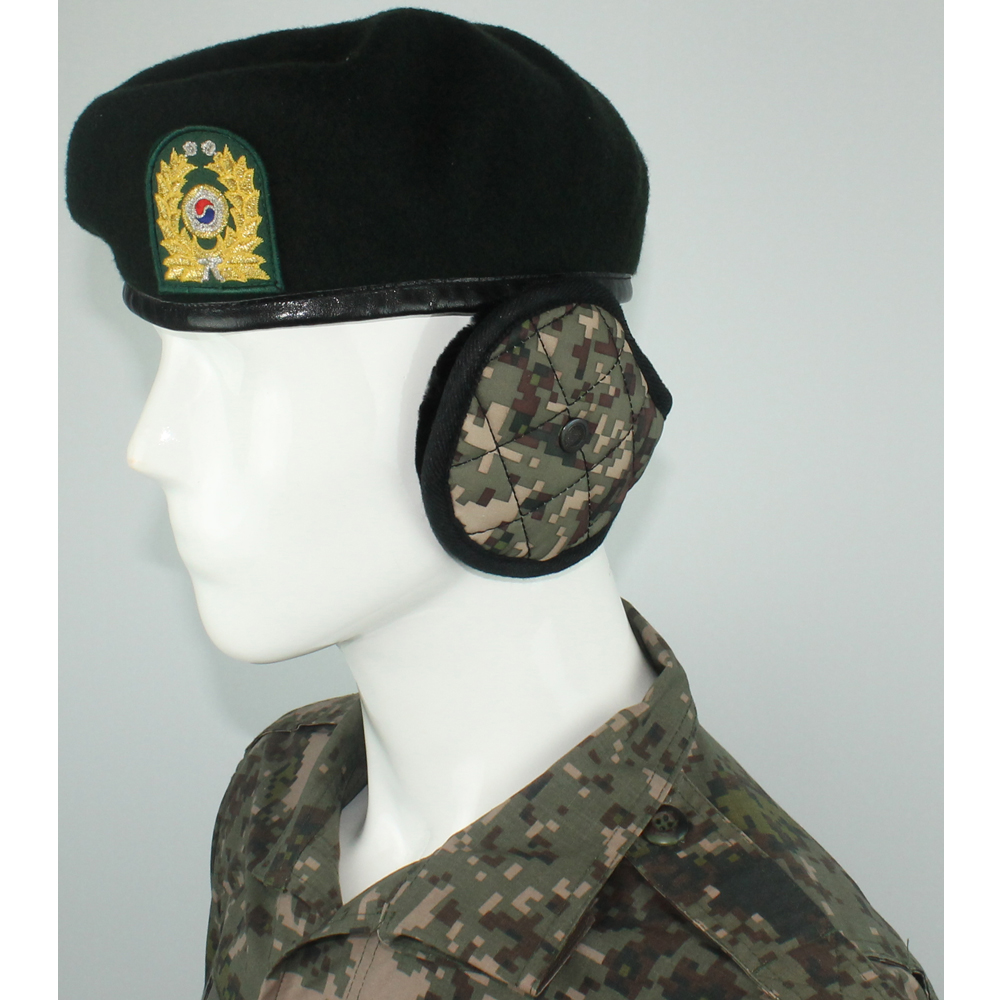 접이식 방한 귀마개 디지털 군인 패딩 귀돌이 귀도리 군대 겨울 방한 혹한기 훈련 용품