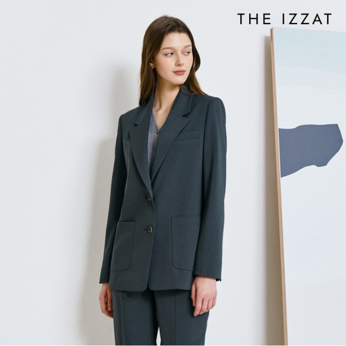 더아이잗 (더아이잗) 루즈핏 테일러드 싱글 투버튼 재킷 IP9A0JK021