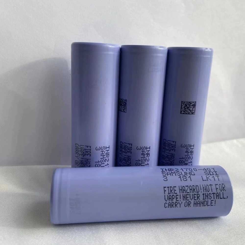 [해외] 삼성 INR21700 배터리 40t 4000mAh 35A 고출력 드론 4개