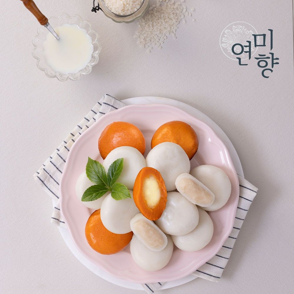 (주)연미향 연미향 연유앙금떡 & 매콤치즈떡 혼합구성 개별포장 / 달콤매콤 / 고소한 맛