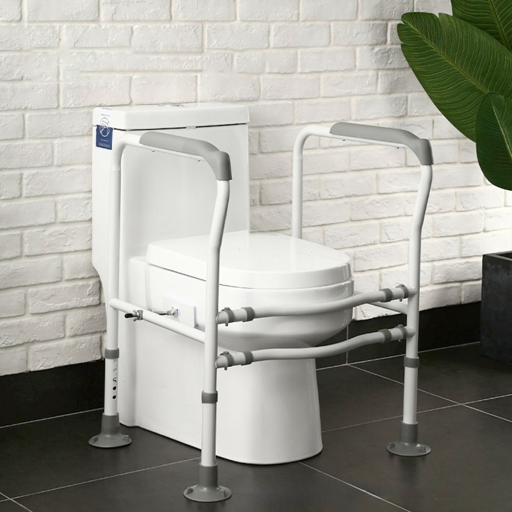 소년상회 웰스홈 무타공 어르신 화장실 변기 안전손잡이 안전바 노인 장애인 환자 간병용품 변기지지대