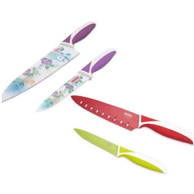 (특)고급 하이드로마 장미칼 주방칼 다용도 4종 세트 부엌칼 야채칼 식도 과도