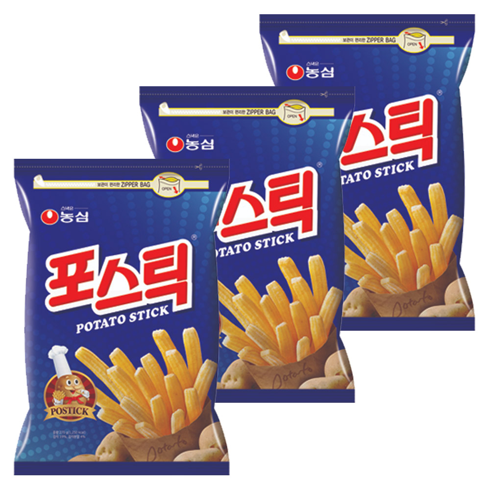농심 포스틱 대용량 270g X 3봉