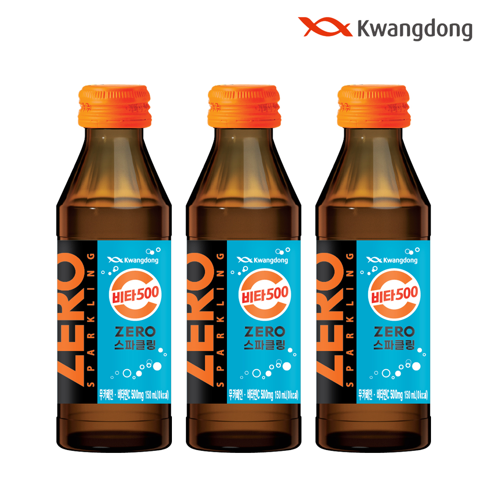 [오늘출발] 광동 [광동직영] 비타500 제로 ZERO 스파클링 150ml x 50병