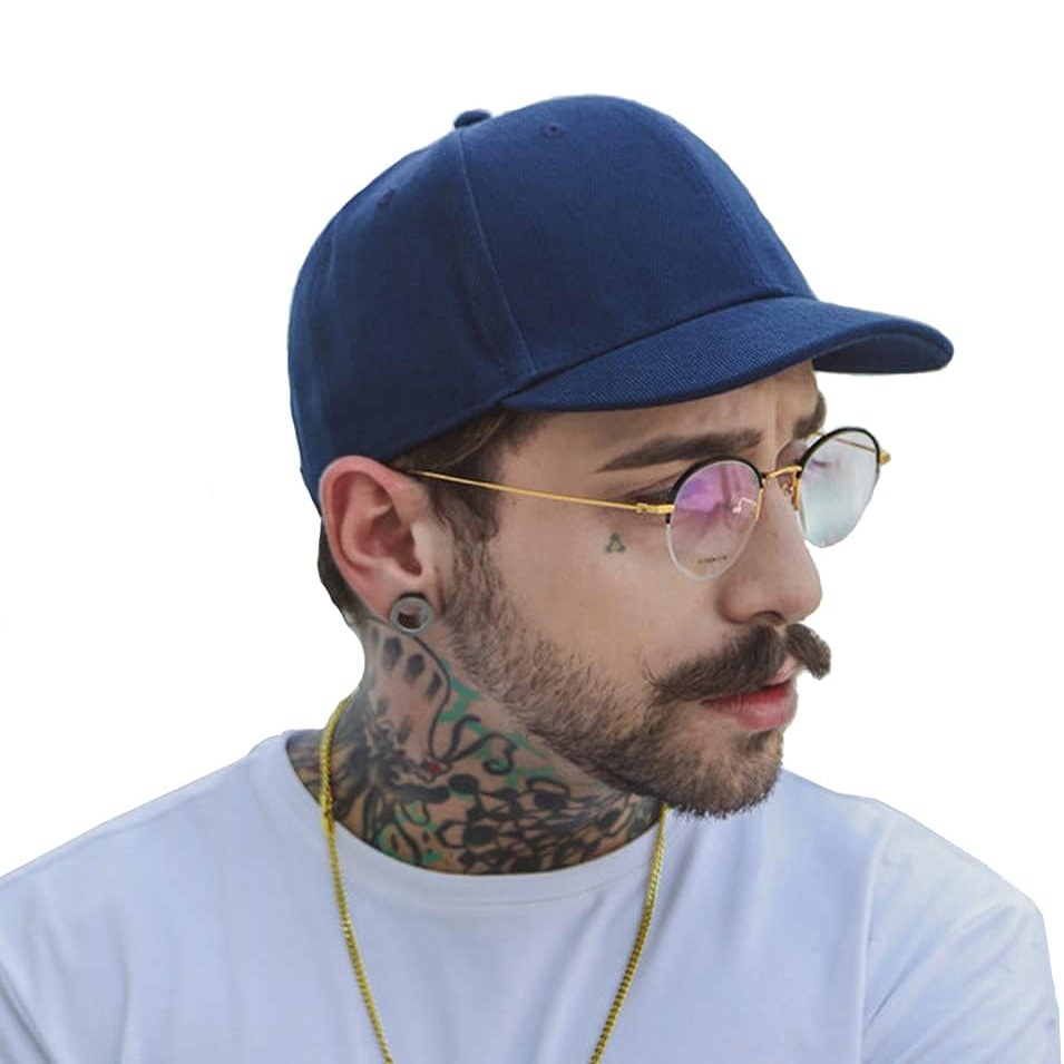 [해외] 크루고 일본 앰파이어 숏챙 캡 모자 남성 짧은챙 야구모자 시야를방해하지 않는 낚시 야외활동