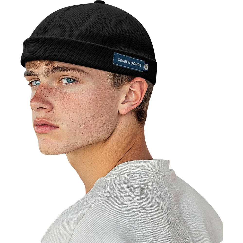 [해외] 크루고 챙없는 일본 롤 캡 모자 방해없는 낚시 모자 야외 스포츠 트랜디한 힙합 캐주얼 룩