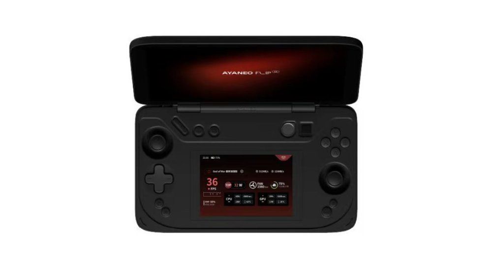 [해외] AYANEO FLIP DS AMD 8840U 플립 휴대용 게이밍 디바이스 게임기