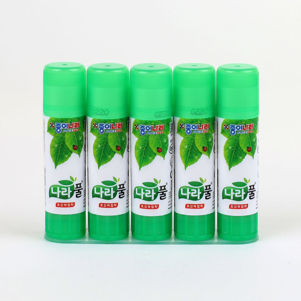 종이나라 나라풀 8g 5입 1세트 딱풀 스틱풀 풀 고체풀 미술 만들기 단체