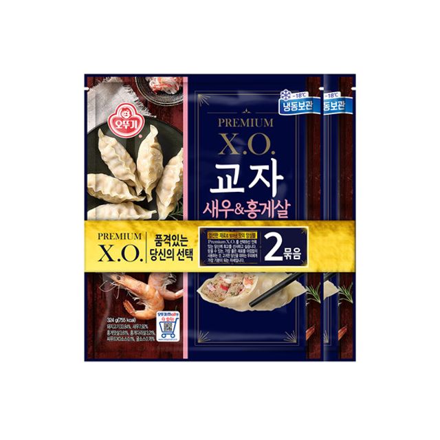 오뚜기 밀리언 (냉동)오뚜기 XO교자만두새우와홍게살324gX2입