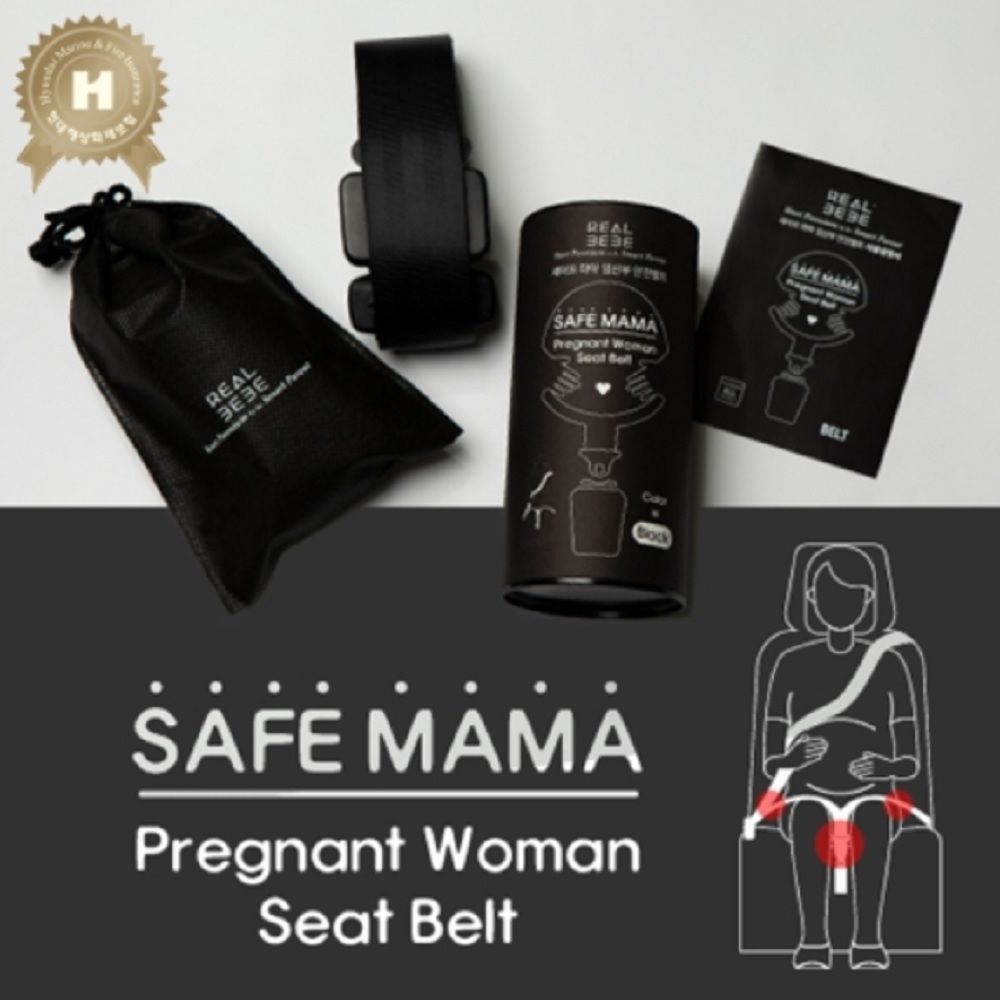 [리얼베베] 세이프마마 임산부안전벨트 블랙 1+1 /임산부 필수안전용품