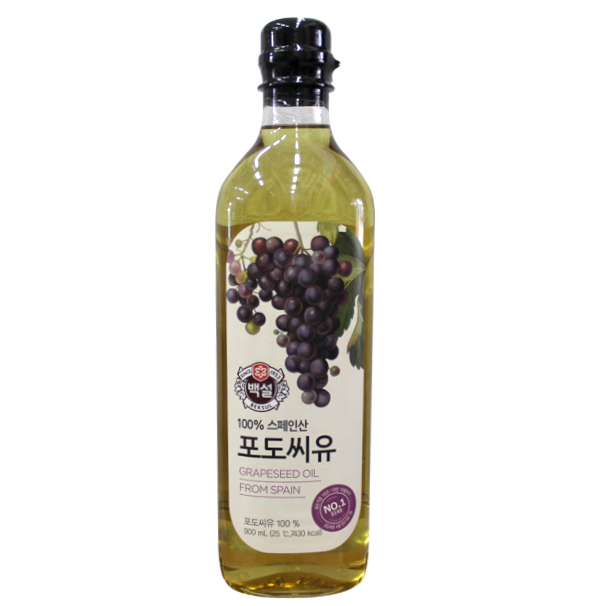 [온누리상품] CJ 백설 포도씨유 900ml