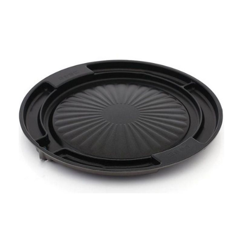 퀸센스 국내산 미니 원형구이팬 1-2인용 계란찜불판 혼술팬 불판 삼겹살판 구이판