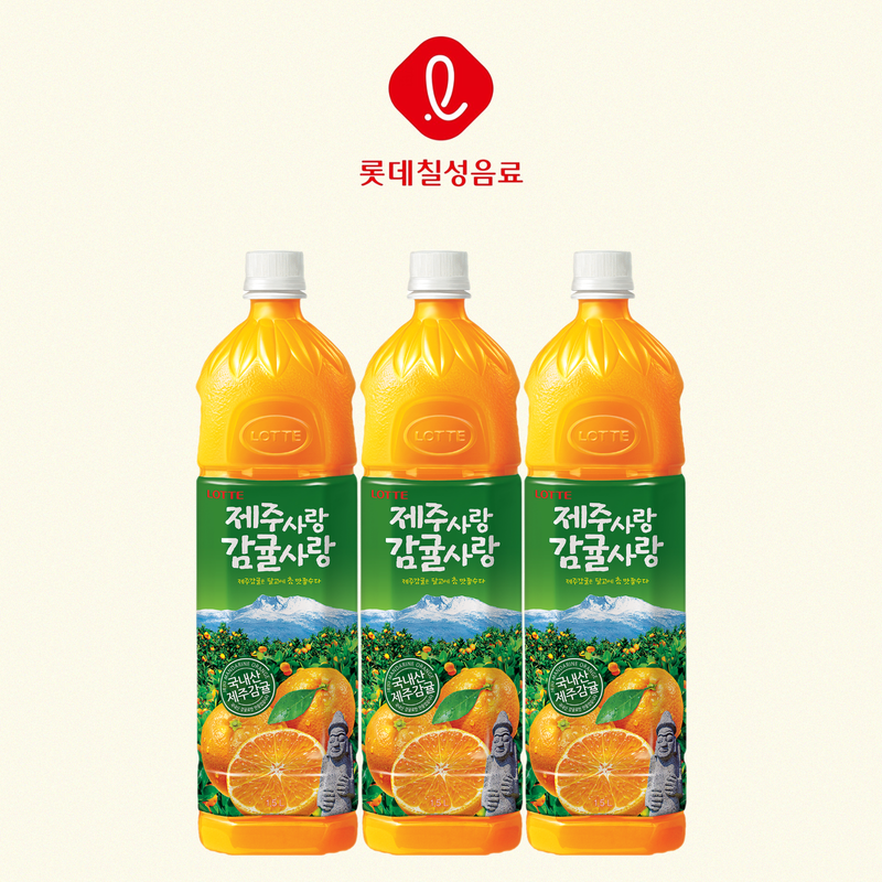 롯데제주사랑감귤사랑 1.5L*12펫