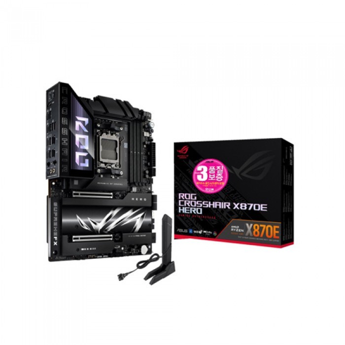 ASUS ROG CROSSHAIR X870E HERO STCOM AMD 메인보드