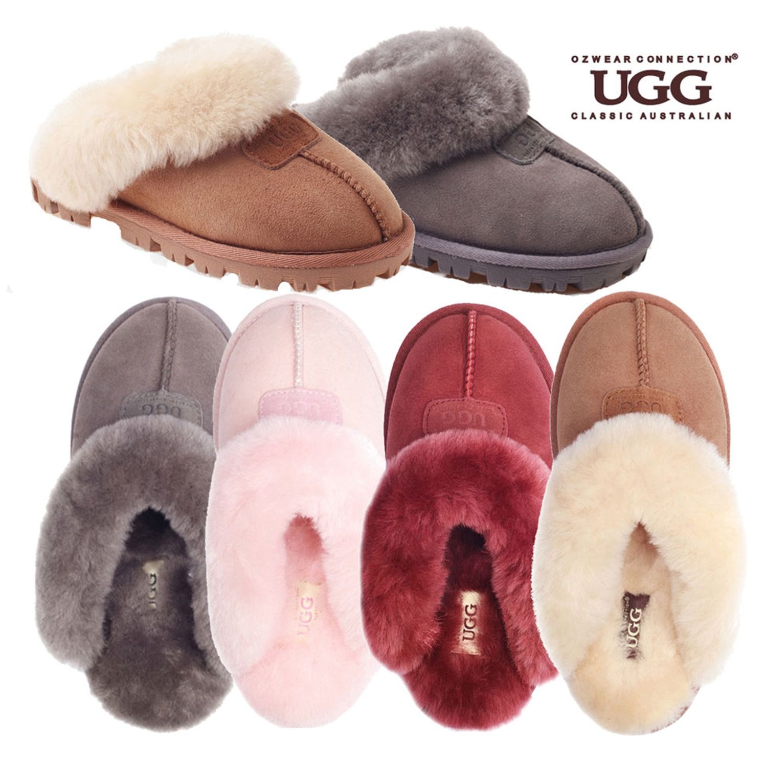 오즈웨어 어그 슬리퍼 털슬리퍼 천송이 UGG 양털 실내용 실외용 겨울 호주 오즈웨어