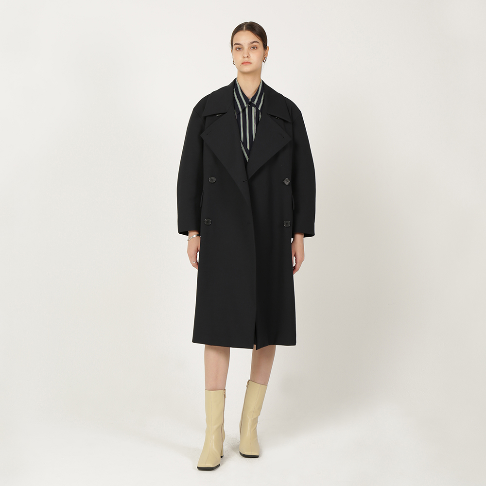 [롯데백화점] 르이엘 오버사이즈 트렌치 코트 Oversized Trench Coat (LYOACT02)