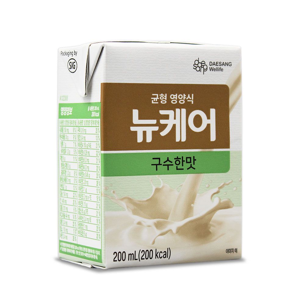 대상웰라이프 대상웰라이프 구수한맛 뉴케어 200ml 당뇨영양식 식 30팩 노인영양식
