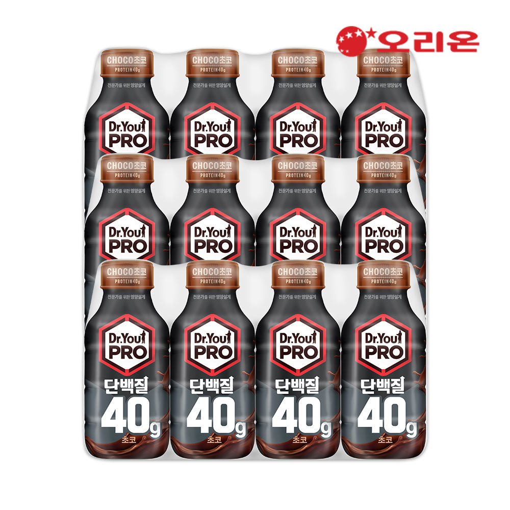 오리온 닥터유프로 단백질드링크 40g 초코(350ml) x 12팩