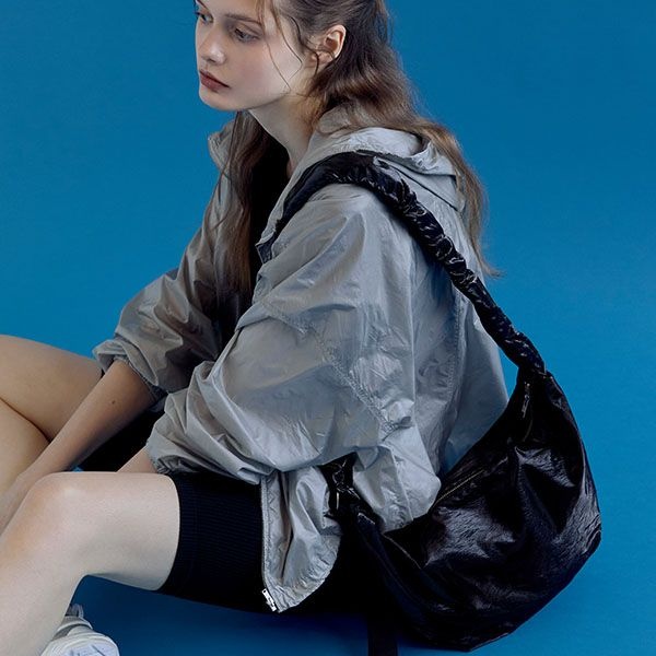 Daily Shirring Bag M Sleek Black