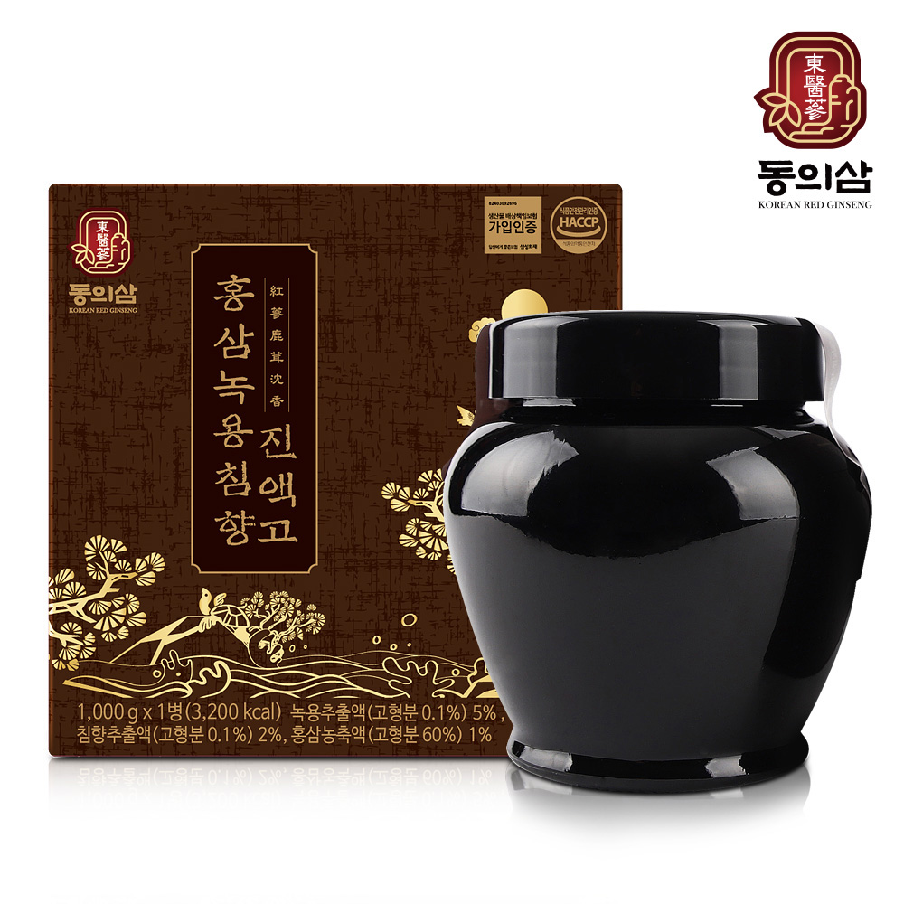 동의삼 홍삼녹용침향진액고 1kg 부모님선물 명절선물
