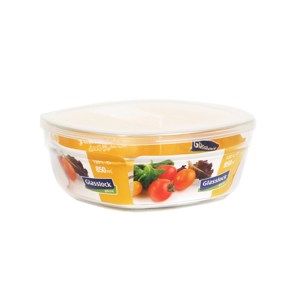 글라스락 사각 화채볼 850ml 유리 반찬통 전자렌지용기  샐러드볼  RP 502