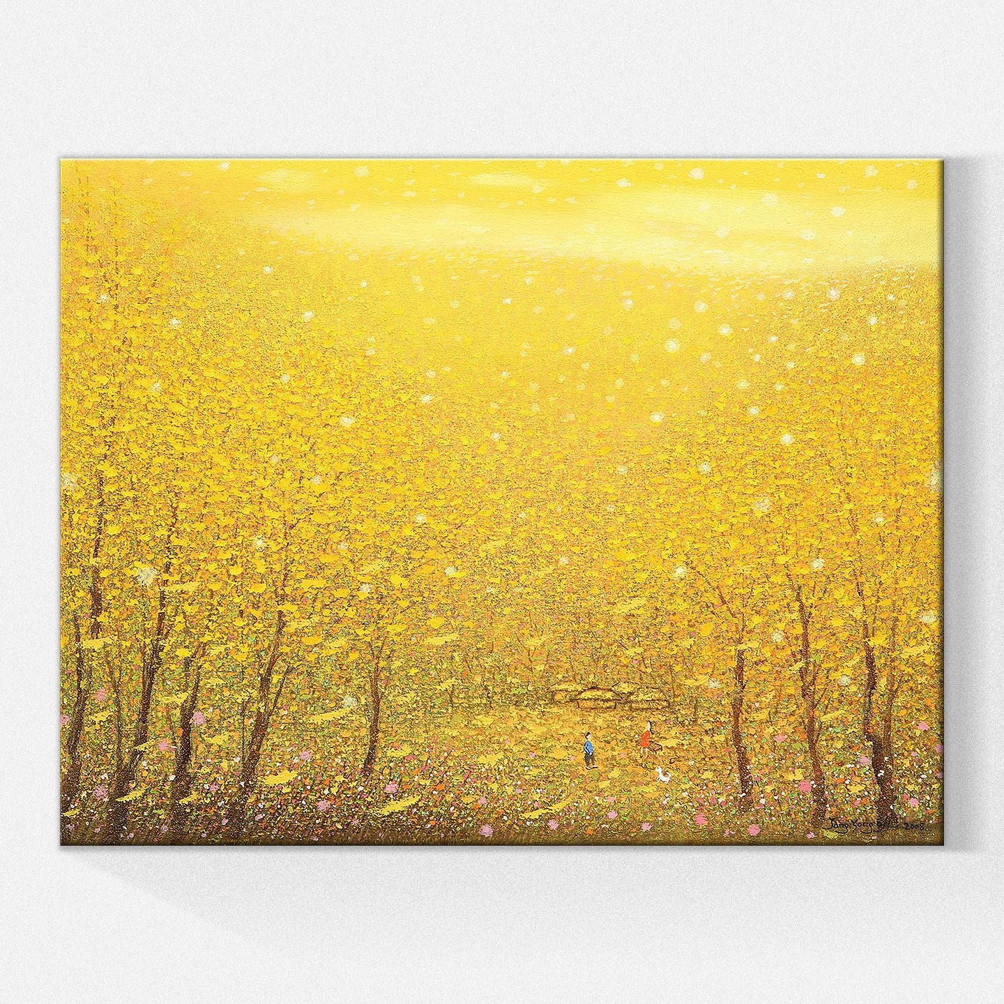 [10%추가혜택] 인메이블 장용길 작가 풍경 캔버스 그림 액자 _가을이 물들면