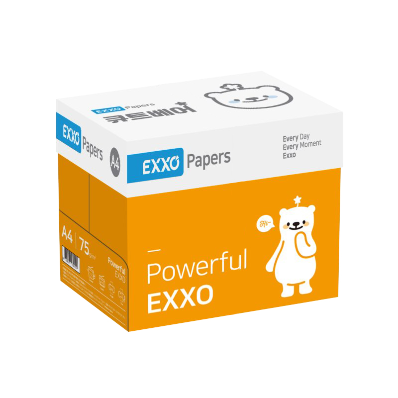 엑소 큐트베어 복사용지 A4용지 75g 1BOX(2500매)