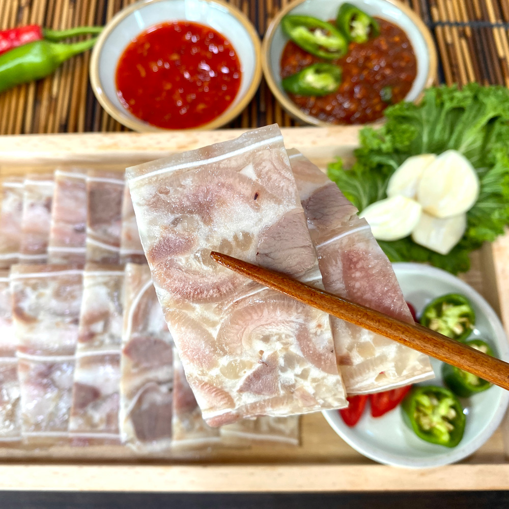 (주)보담 한돈 돼지머릿고기 편육 300gx3팩 돈편육 고사상차림