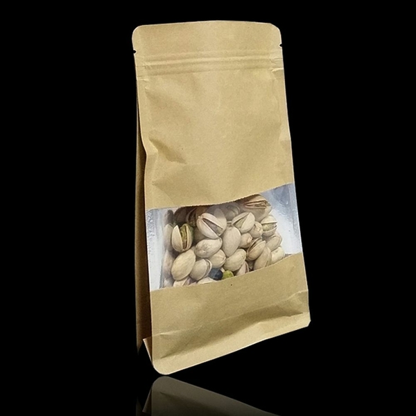 사각창 지퍼식 크라트프 진열 파우치 14X24cm 300장 (WF690F7)