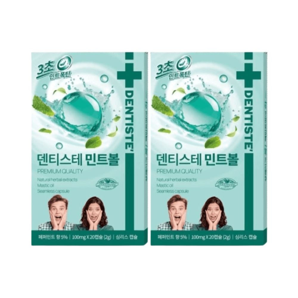 불티낫슈 협력사 덴티스테 페퍼민트 민트볼 먹는 씹는 가글 20입 2개