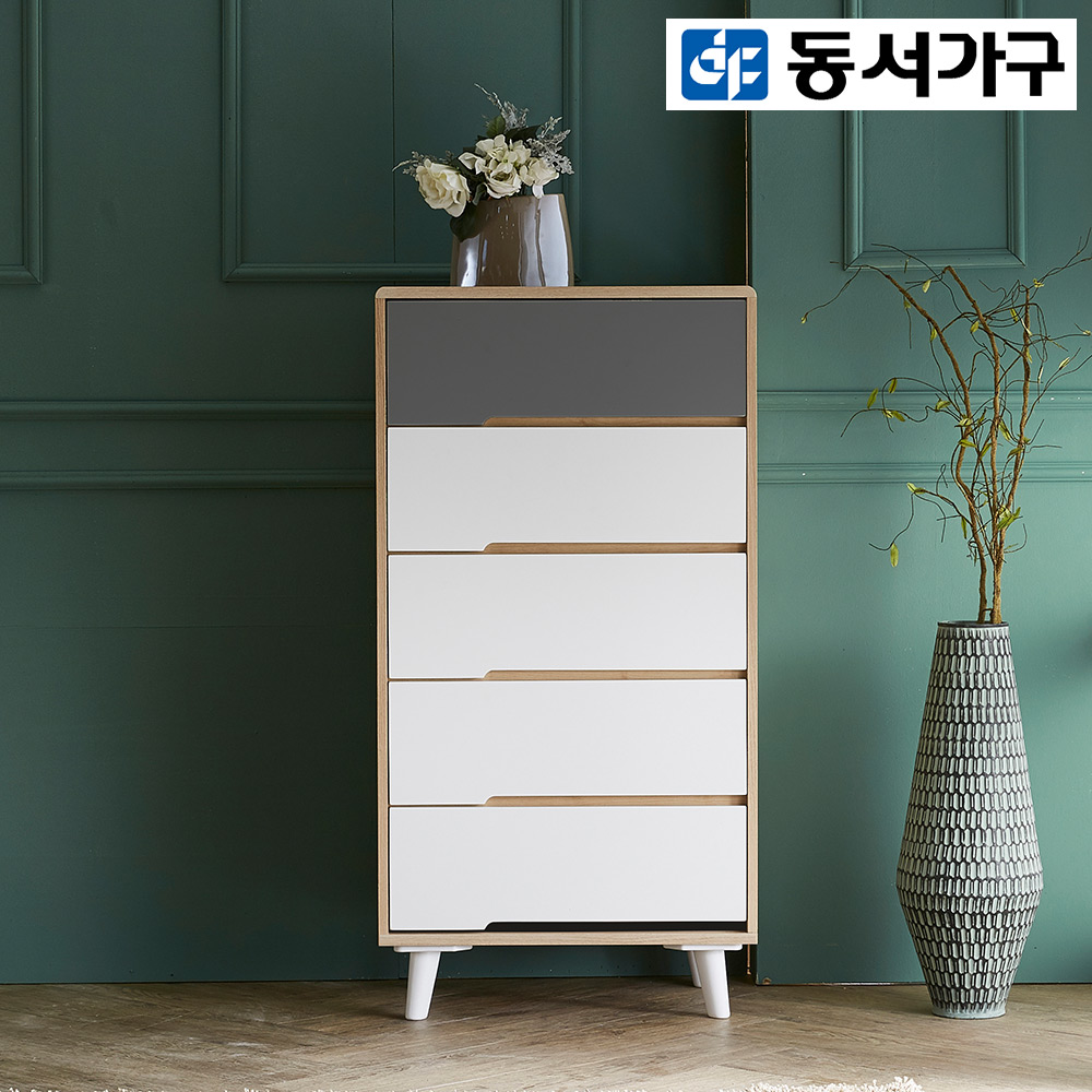 칸델 600 5단 서랍장 DF918792