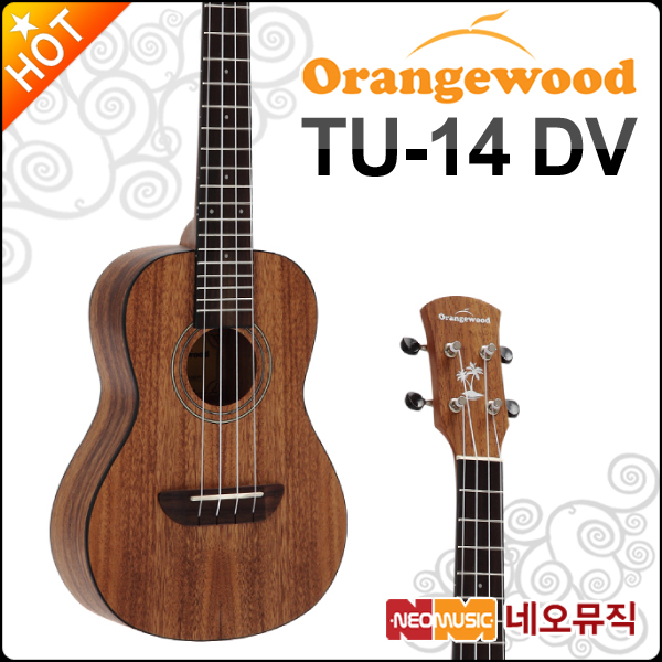 오렌지우드 콘서트 우쿠렐레 Orangewood TU-14 DV NS