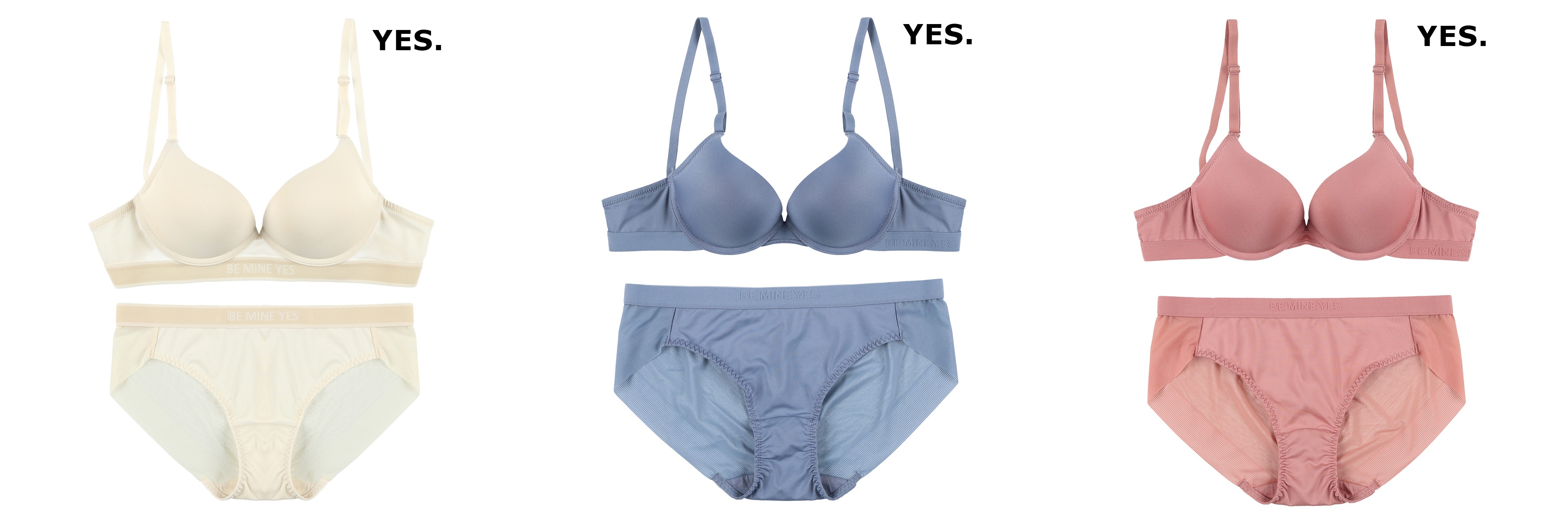[롯데백화점] 예스 크림(노와이이어),그레이 블루,코릴 브라 팬티 세트 3종택1 YSWBA471WBZB71WPZB71 LE1217619982
