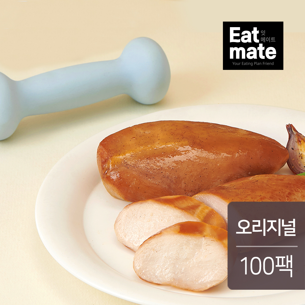 잇메이트 훈제 닭가슴살 프로 오리지널 120g 100팩