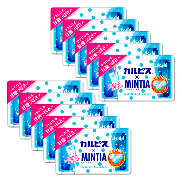 [해외] 아사히 민티아 칼피스맛 X 10개 세트