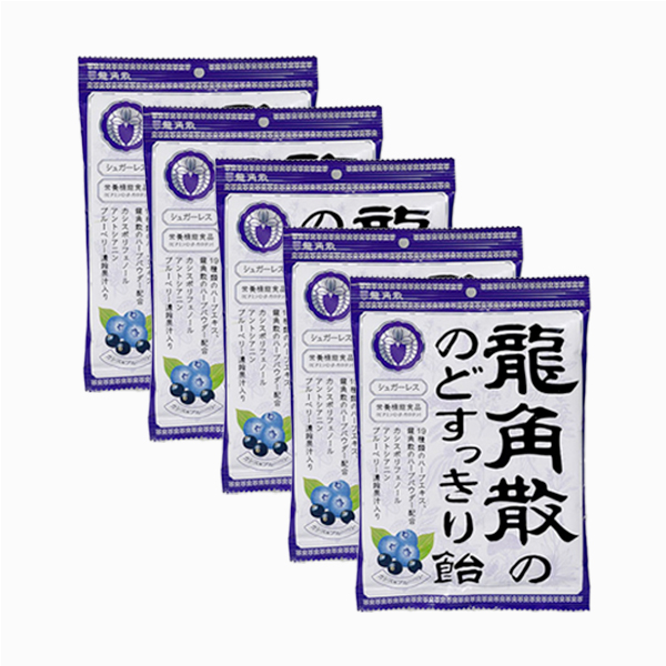 용각산 목캔디 카시스&블루베리 75g X 5개세트