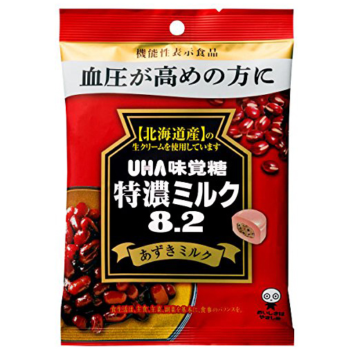 UHA 미각당 진한 우유 8.2 팥 우유 93g_캔디 사탕 (빠른배송)