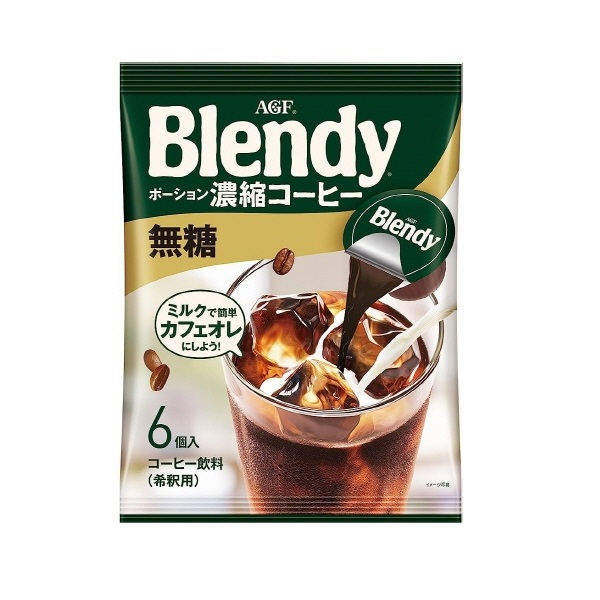 AGF 블렌디 포션 농축 커피 무당 6개 (빠른배송)