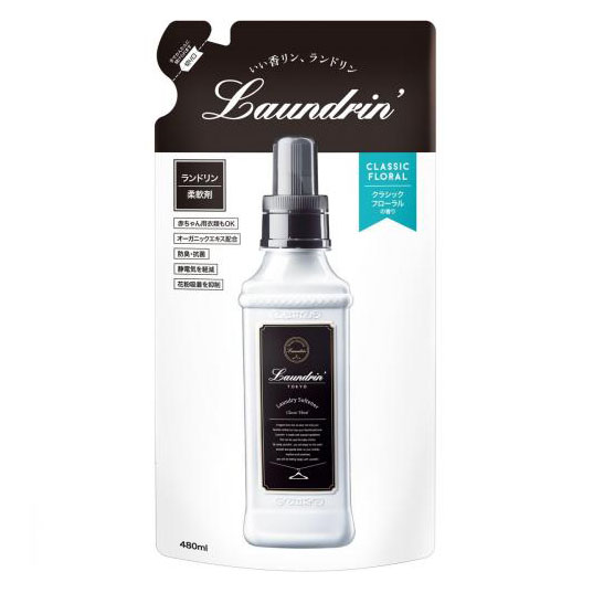 란도린 섬유유연제 클래식 플로랄 리필용 480ml (빠른배송)