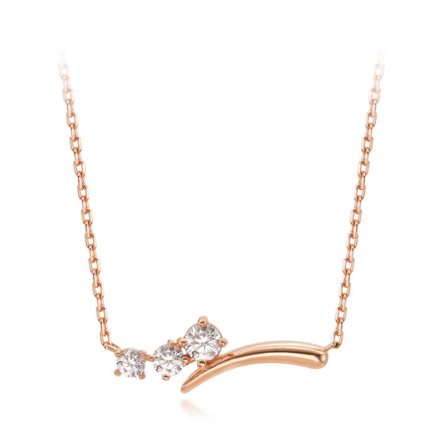 골드리아 골드리아 14k 발리네즈 여성 일체형 금목걸이