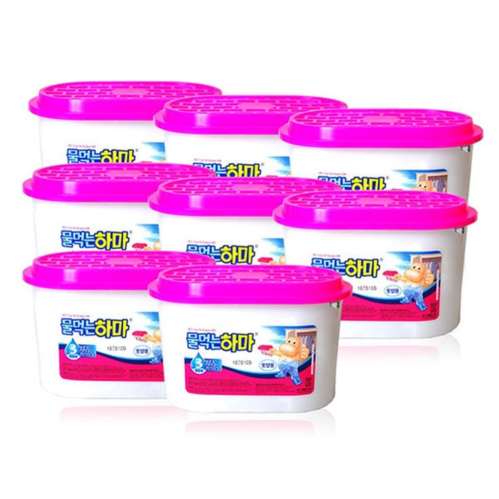 물먹는하마 옷장용525ml 제습제 습기제거제 개당 중량 300g 흡습량 525ml